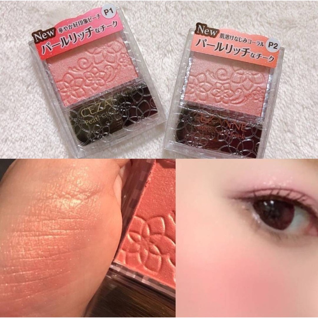 Cezanne Pearl Glow Cheek #P2 Beige Coral