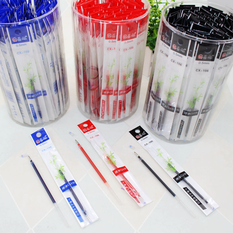 2บาท!!!! ไส้ปากกาสำหรับเปลี่ยนหมึกเจลซอง มีให้เลือก 3 สี 0.5mm ด้ามละ 2 บาท ✔️พร้อมส่ง Pen refill ไส้ปากกาเจล ไส้ปากกาหมึกเจลเติม