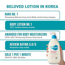 Derma:B Daily Moisture Body Lotion 400 ml.