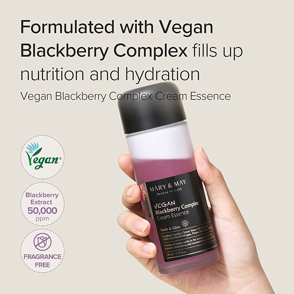 MARY&MAY Vegan Blackberry Complex Cream Essence 140 ml.