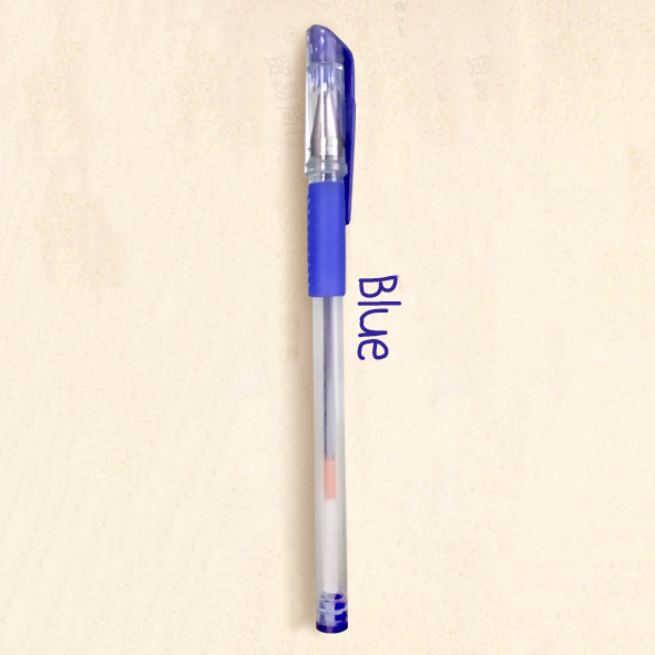 ปากกาหมึกเจล [สีน้ำเงิน] ด้ามละ 2 บาท Ohwowshop