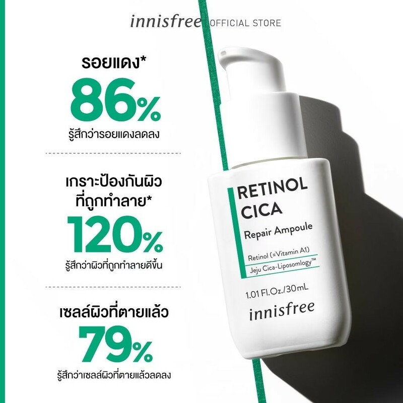 Innisfree Retinol Cica Repair Ampoule 10 ml.