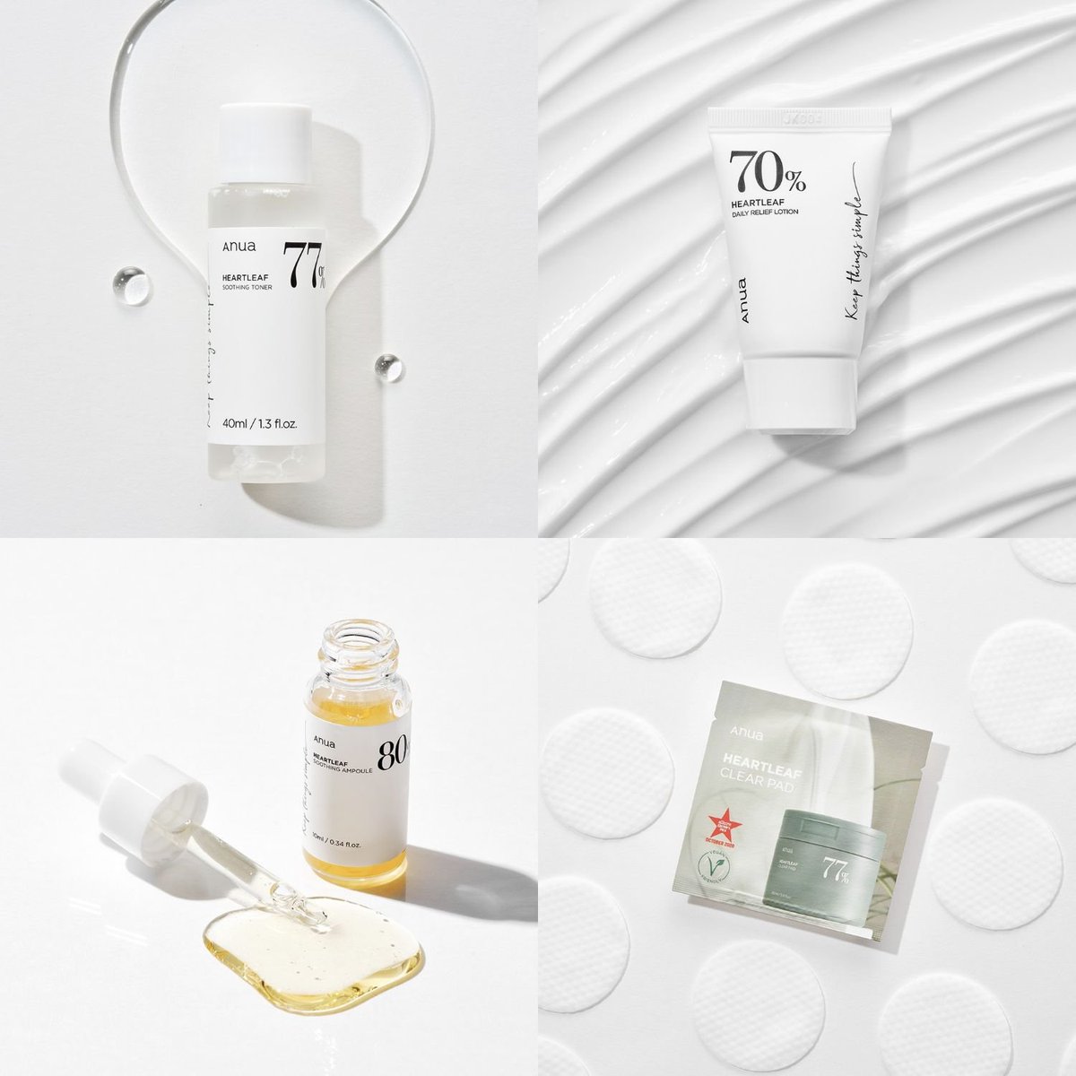 Anua Heartleaf Soothing Trial Kit 4 Items