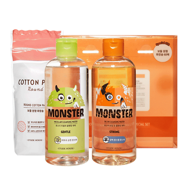 Etude House Monster Micellar Cleansing Water Duo Special Set 300 ml.+300 ml.