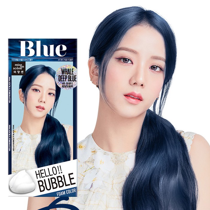 Mise en Scene Hello Bubble x Blackpink (4B Whale Deep Blue)