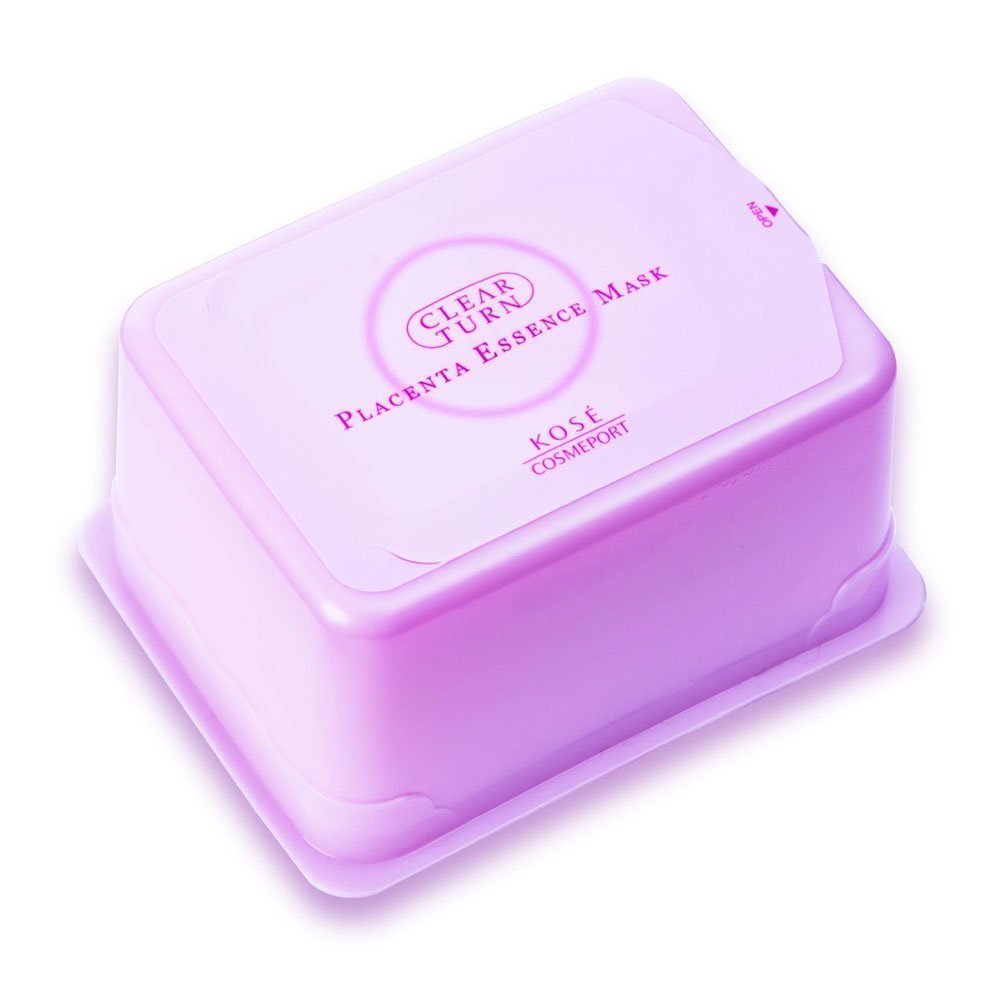 Kose Cosmeport Clear Turn Essence Mask Placenta 30 แผ่น