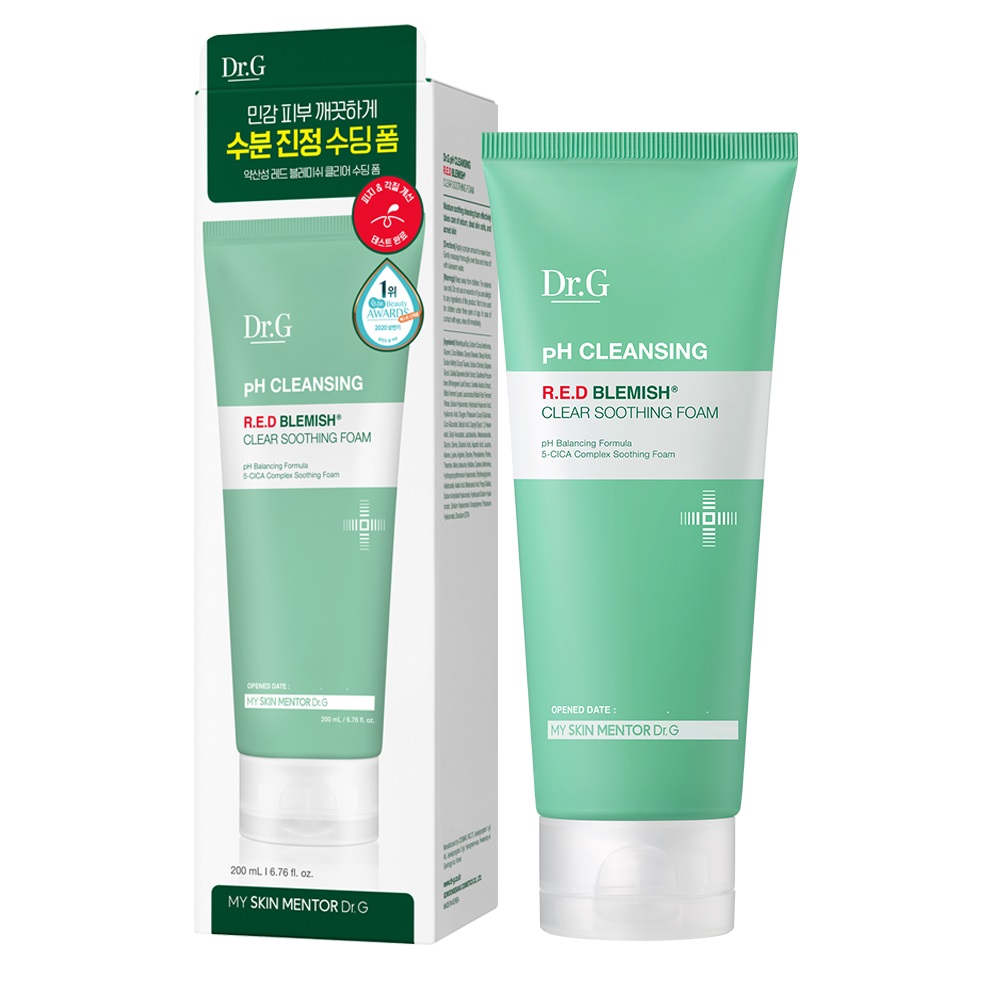 Dr.G pH Cleansing Red Blemish Clear Soothing Foam 30 ml.