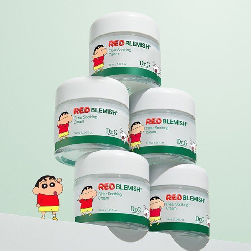 Dr.G R.E.D Blemish Clear Soothing Cream 70 ml. ชินจัง (No Box)