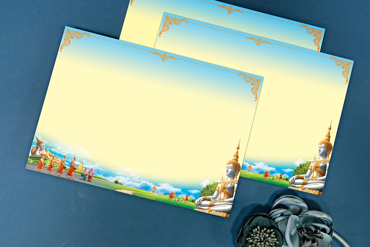 S3475 การ์ดเปล่า-เดี่ยว 5x7