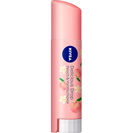 NIVEA Flavor Lip Delicious Drop Peach & Vanilla Flavor SPF11 3.5 g.