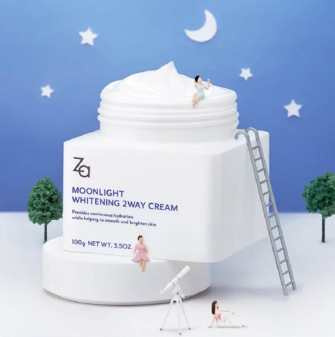 Za Moonlight Whitening 2 Way Cream 100 g.
