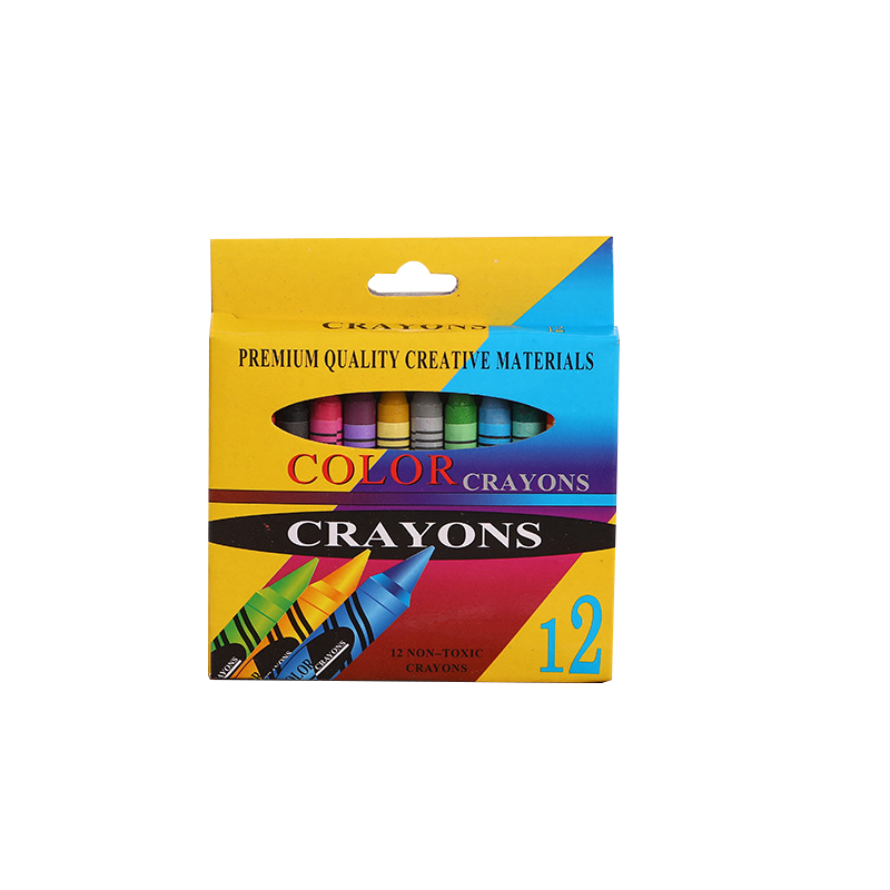 🌈ดินสอสีเทียน🌈 Color crayons 12 สี กล่องละ 7 บาท ✔️พร้อมส่ง Ohwowshop สีไม้ ดินสอ เครื่องเขียน