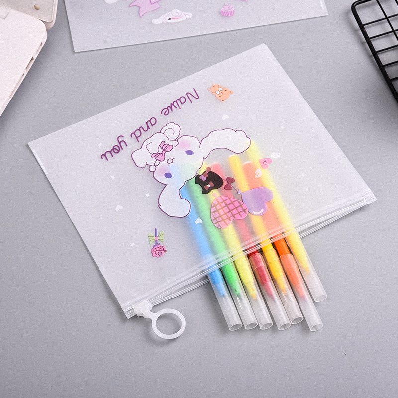 🌈กระเป๋าใส่เครื่องเขียน A5🐶🌈Cinnamoroll 21x17cm📌เลือกลาย ราคา 4 บาท✔️พร้อมส่ง Ohwowshop ซองใส่เครื่องเขียน ซอง เครื่องเขียน กระเป๋า กระเป๋าดินสอ