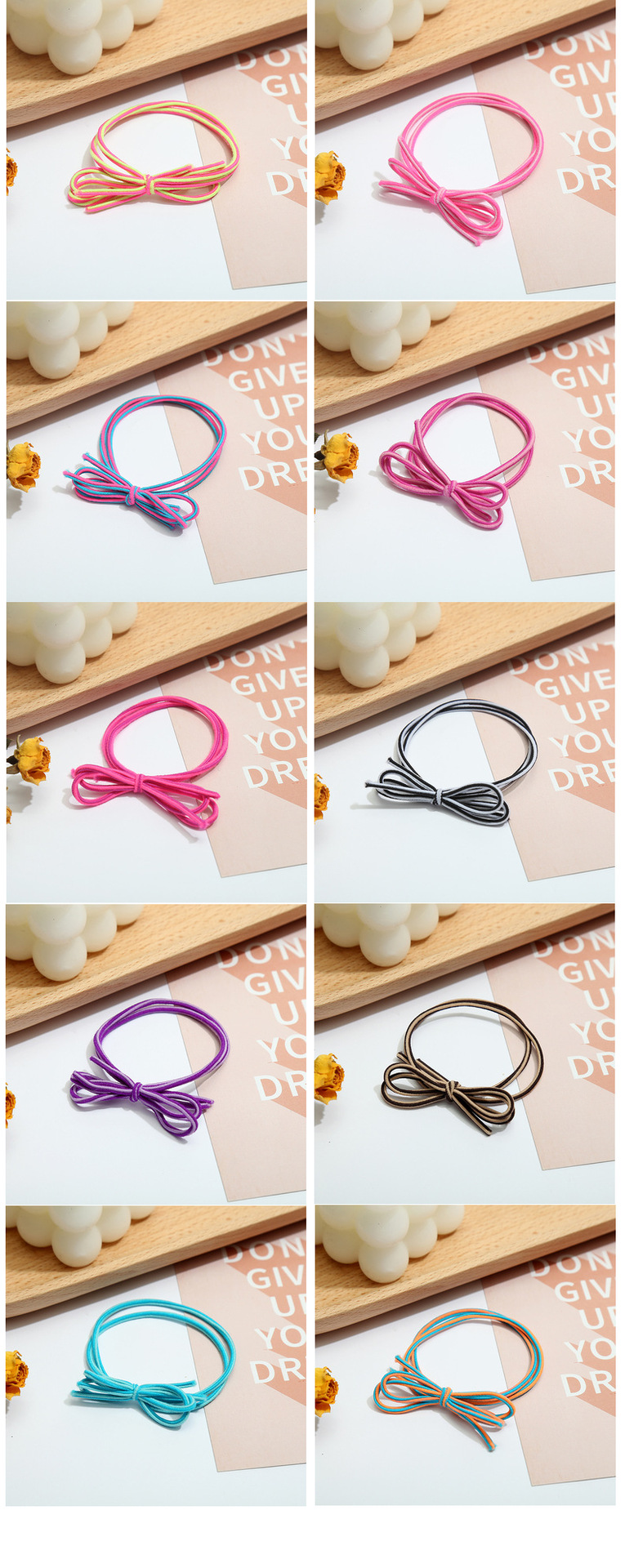 🌈ยางยืดรัดผมสายทูโทนหลากสี ชิ้นละ 2 บาท ✔️พร้อมส่ง Ohwowshop หนังยางรัดผมเกาหลี ยางรัดผมไสต์เกาหลี