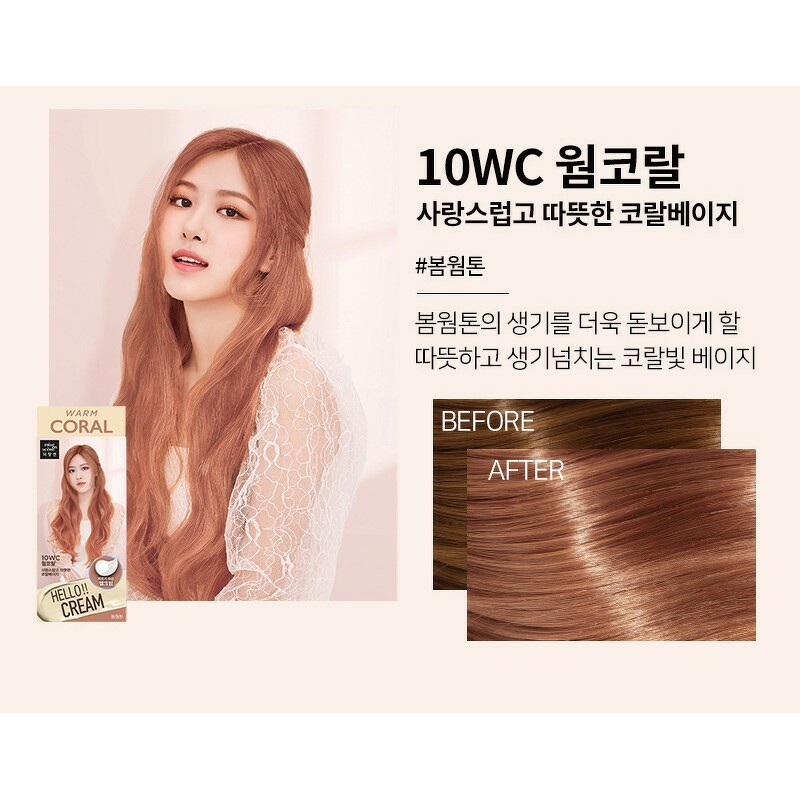 Mise En Scene Hello Bubble Foam Color Cream #10WC Warm Coral