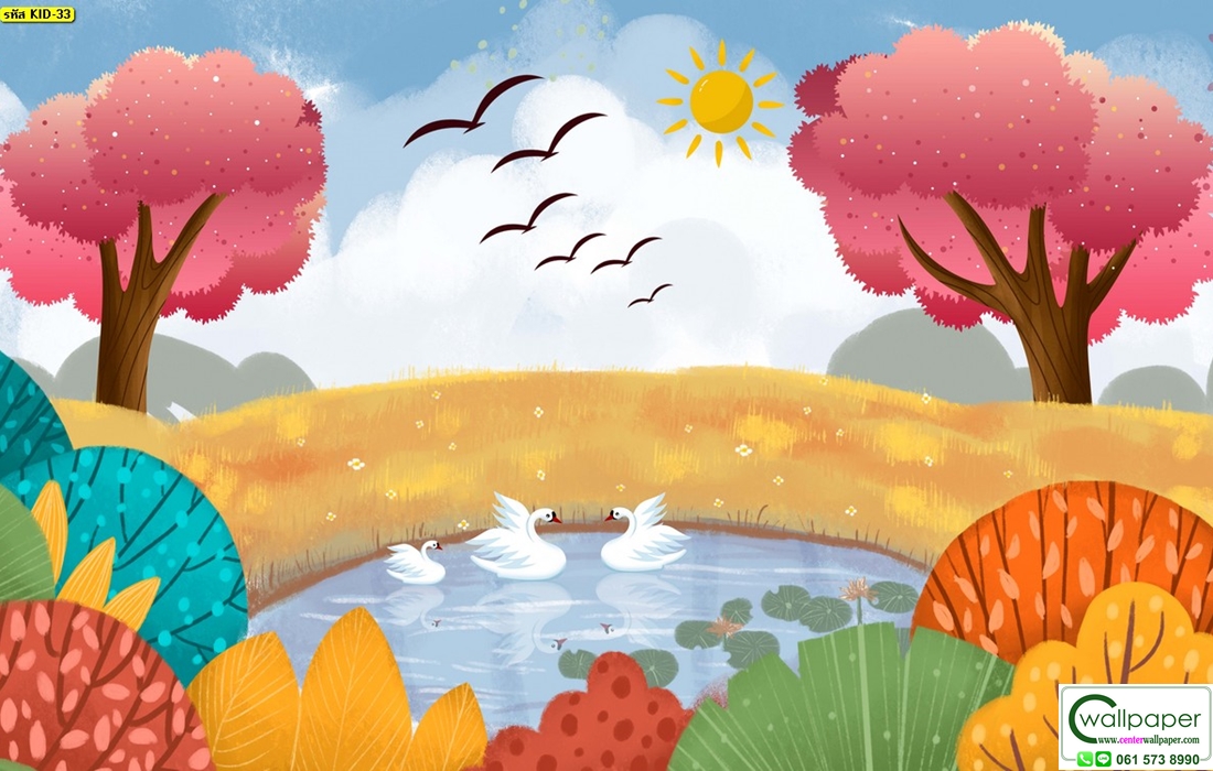 วอลเปเปอร์ห้องเด็กสั่งผลิต No.KID-33