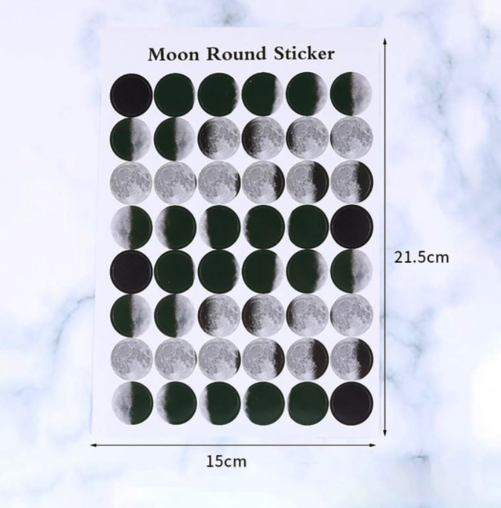 สติ๊กเกอร์เฉดสีวงกลม ตกแต่งไดอารี่ 16*24 / 21*15cm 2 บาท/ชิ้น ✔️พร้อมส่ง (🧩เลือกลาย) Ohwowshop (Z8)