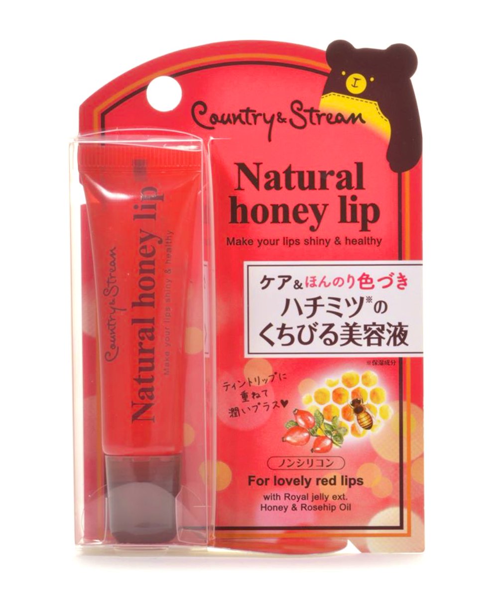 Country & Stream Natural Honey Lip For Lovely Red Lips 10 g. (สีแดงระเรื่อ)