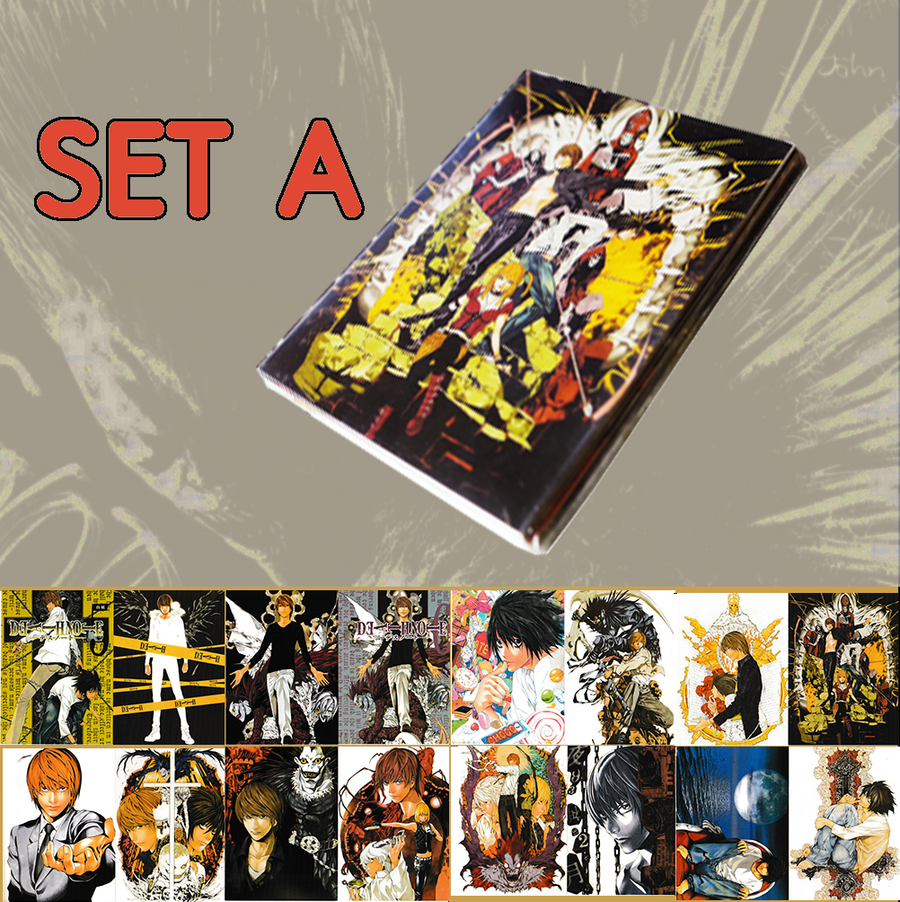 สมุด Death Note + Postcard 16 ใบ ชุด A