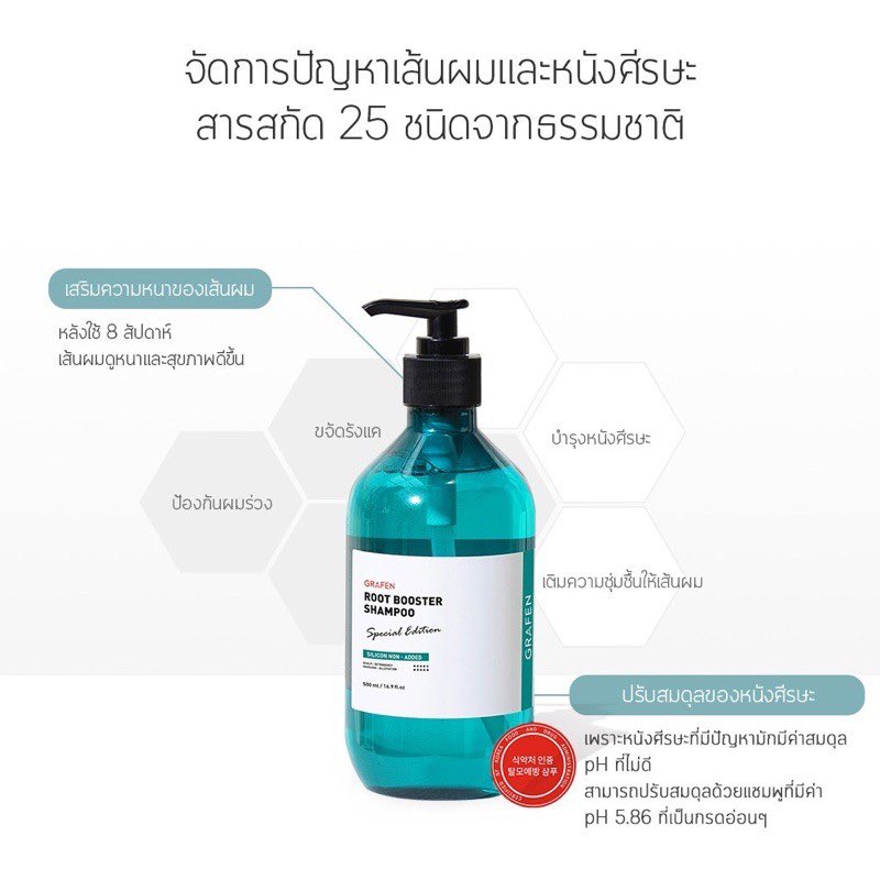 GRAFEN Root Booster Shampoo 500 ml.