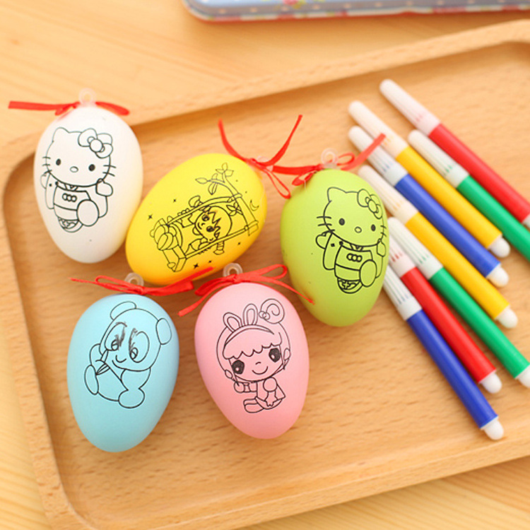 ไข่ระบายสี [มีสีระบายในแพ็คเกจ] ชิ้นละ 7 บาท Ohwowshop