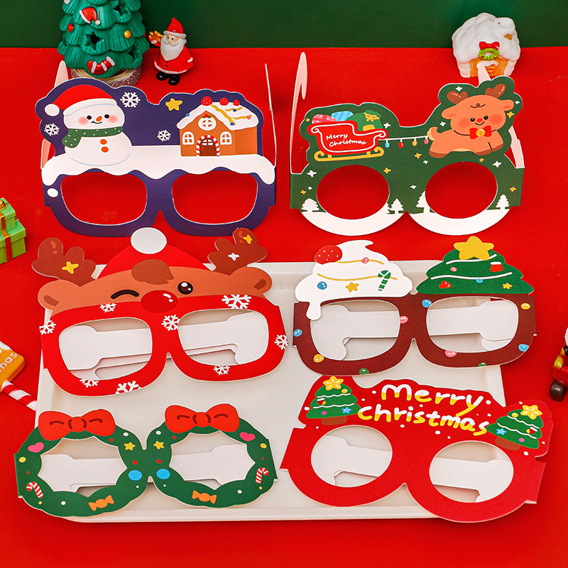 🎄⭐แว่นตากระดาษคริสต์มาส🥽🎄Merry Christmas📌เลือกลายได้ ราคาะ 6 บาท✔️พร้อมส่ง Ohwowshop ปาร์ตี้ ซานตาคลอสคริสต์มาส