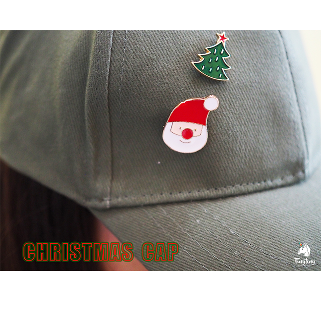 เข็มกลัดคริสต์มาส 6 ชิ้น