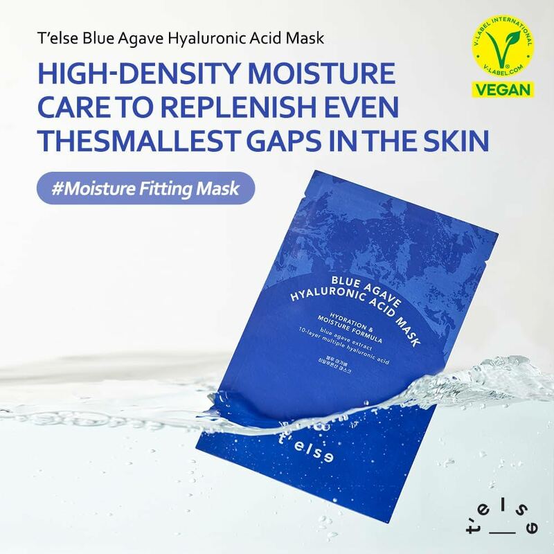 T'else Blue Agave Hyaluronic Acid Mask 25 ml. 1 แผ่น