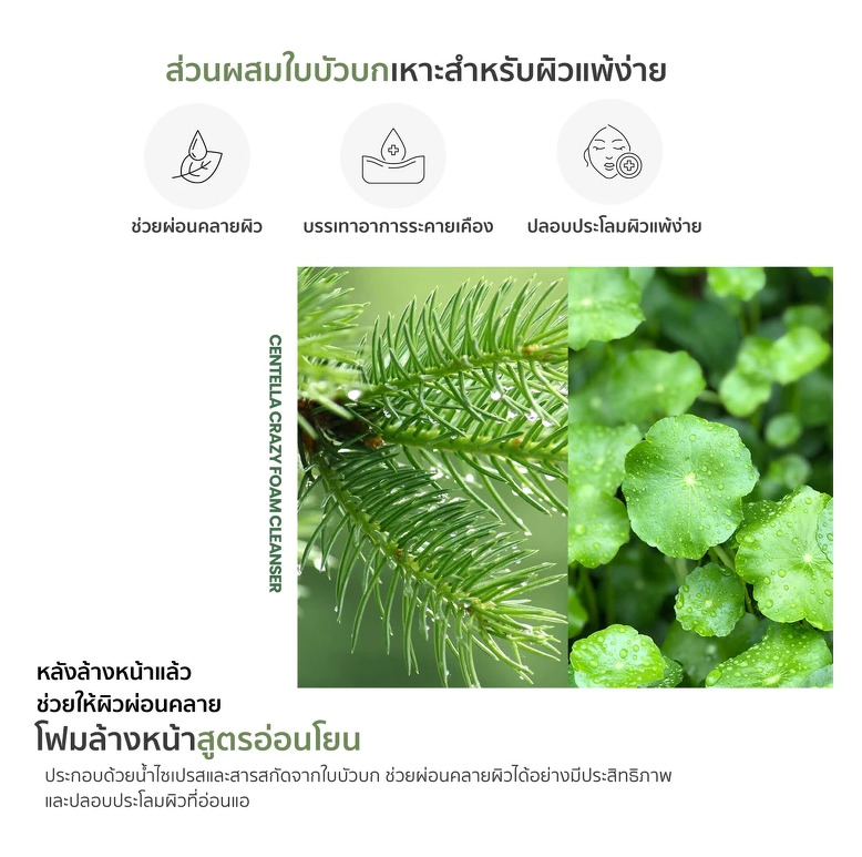 Graymelin Centella Crazy Foam Cleanser 150 ml.