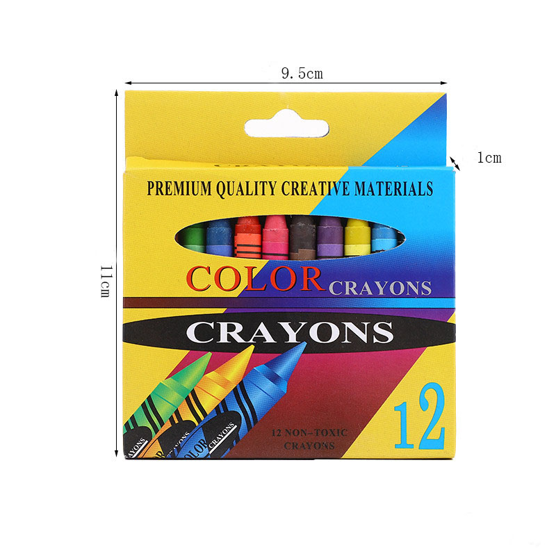 🌈ดินสอสีเทียน🌈 Color crayons 12 สี กล่องละ 7 บาท ✔️พร้อมส่ง Ohwowshop สีไม้ ดินสอ เครื่องเขียน