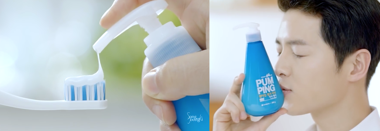 Perioe 46 cm Pumping Gel Toothpaste 285 g.#Cool Mint