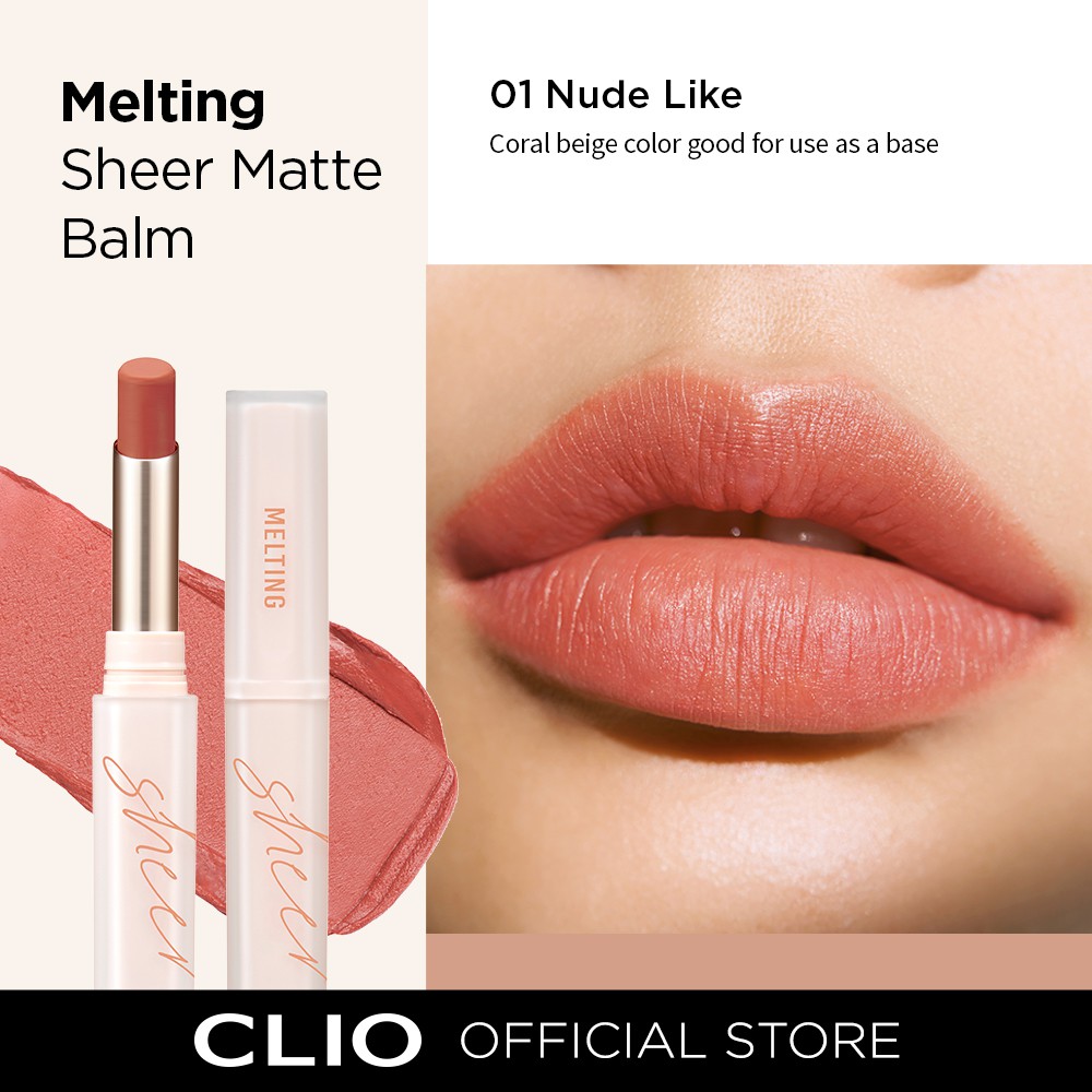 CLIO Melting Sheer Matte Balm 2 g. #01 Nude Like