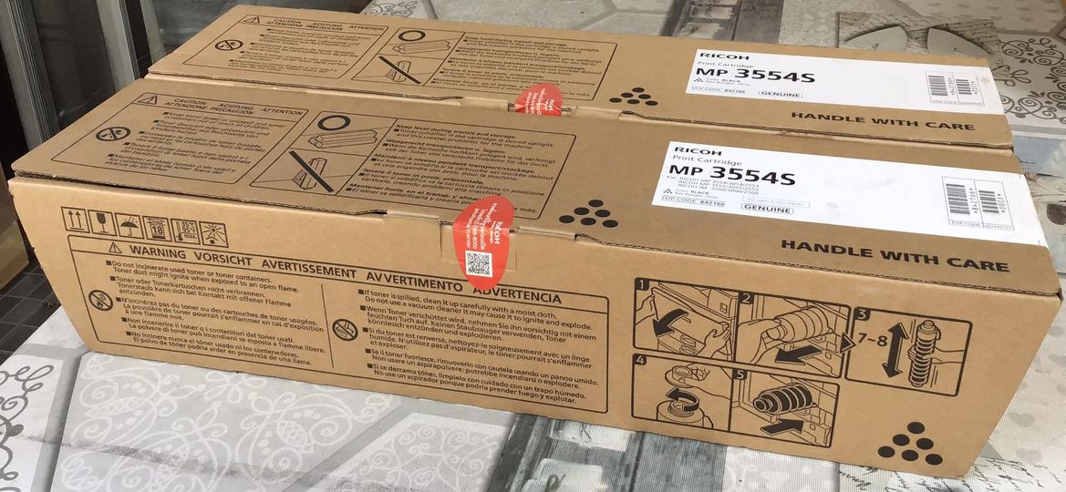 หมึก Ricoh MP 3554S /MP3555 /MP2554 /MP2555 /IM2500 /IM3000 ตลับหมึกสีดำ Original Print Cartridge ( 31ST3554TNBK )