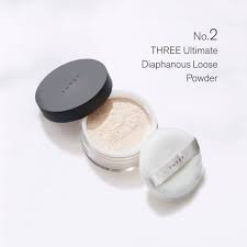 THREE Ultimate Diaphanous Loose Powder 17 g. #02 Glow