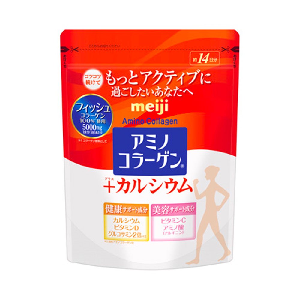 Meiji Amino Collagen Plus Calcium 98 g.