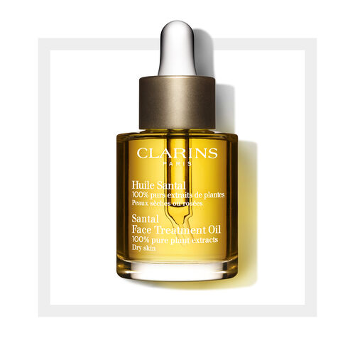 Clarins Santal Face Treatment Oil for Dry Skin 30 ml.