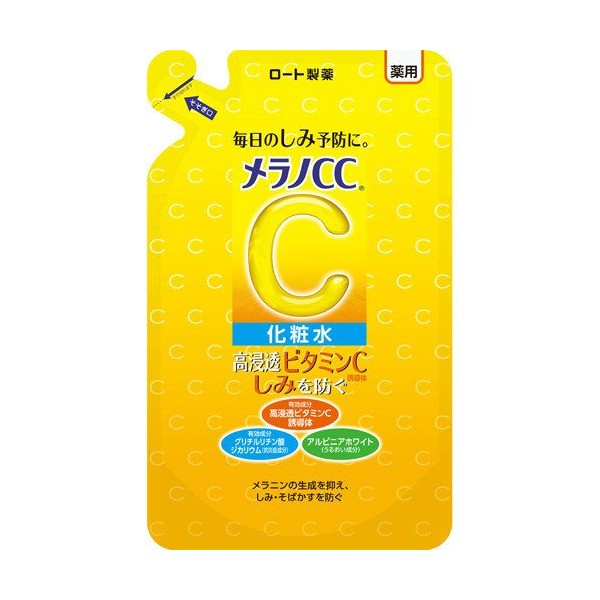 Rohto Melano CC Vitamin C Brightening Lotion 170 ml. (Refill)