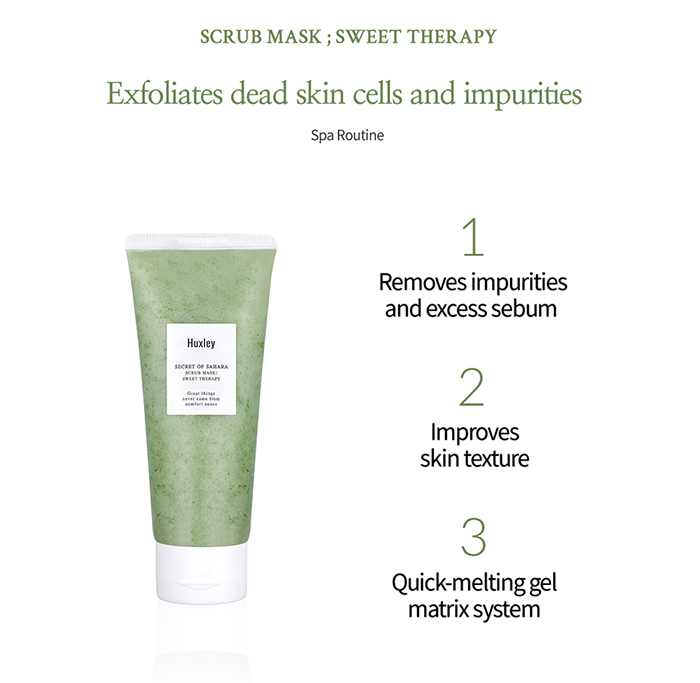 Huxley Scrub Mask Sweet Therapy 120 g. (พร้อมกล่อง)