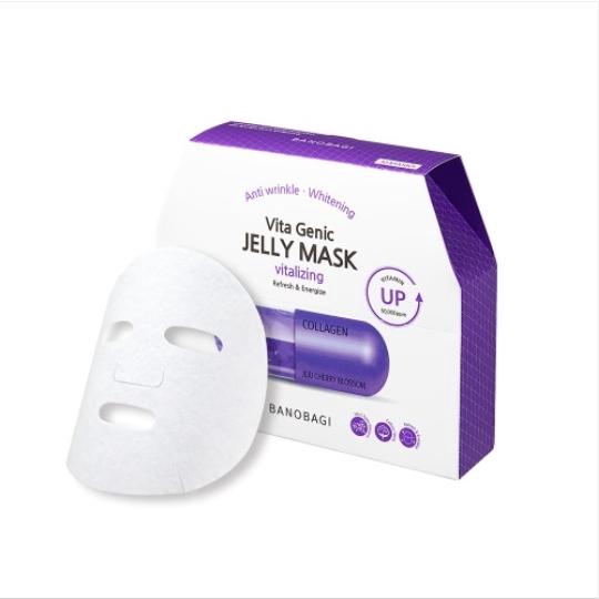 BANOBAGI Vita Genic Jelly Mask (ยกกล่อง 10 แผ่น) #Vitalizing รีเฟรชผิว