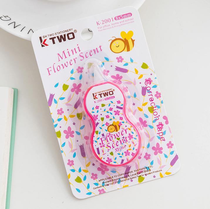 เทปลบคำผิด Mini flower ขนาด 8x5mm ชิ้นละ 7บาท ✔️พร้อมส่ง (🎲สุ่มลาย) Ohwowshop