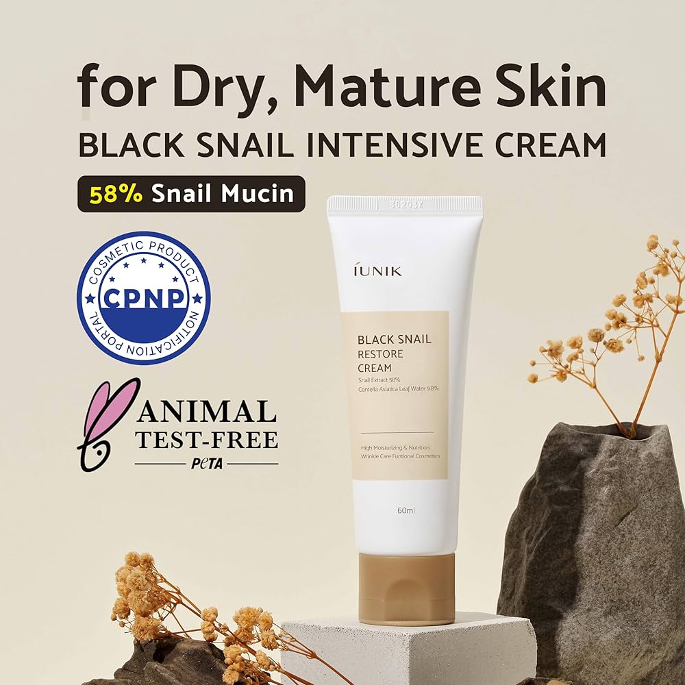 IUNIK Black Snail Restore Cream 60 ml.