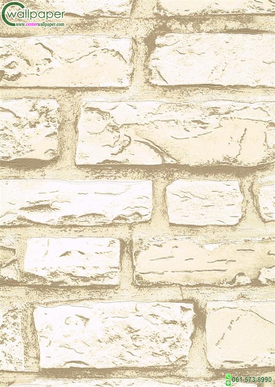 วอลเปเปอร์ติดผนังลายอิฐสีแดง-ส้ม