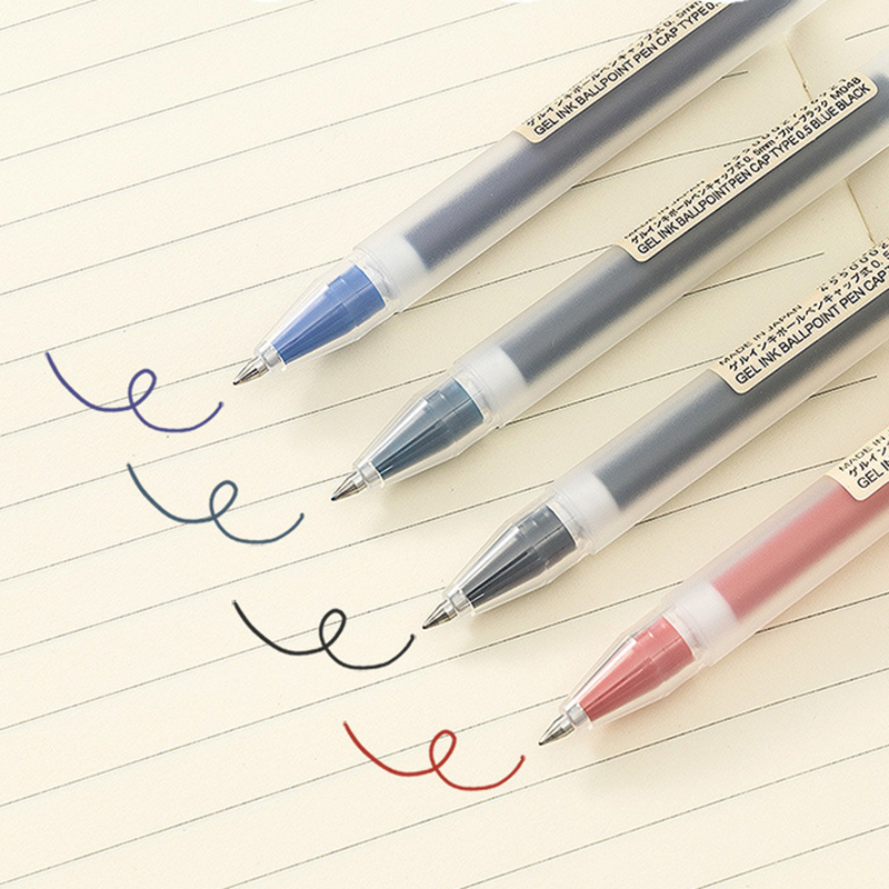 🖊️ปากกาเจล MUJI ✨ Gel Ink Pen ด้ามขุ่น & ด้ามกดใส เขียนลื่นแห้งไว 🖊️พร้อมส่งในไทย ถูกใจ ไม่ซึม ไม่เลอะ