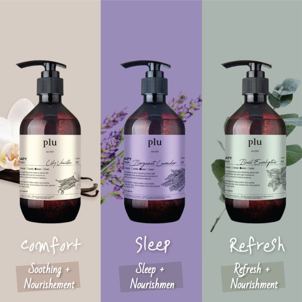 Plu Therapy Body Wash 500 g. #Lily Vanilla