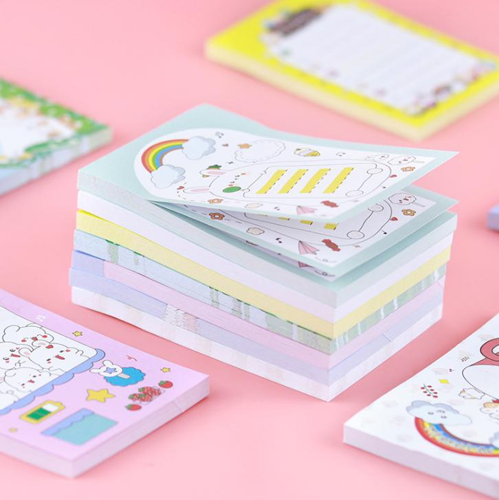 ⭐กระดาษโน๊ตกาวในตัว Sticky Not เดอะแก๊ง Happy 50แผ่น 9x6.5cm ราคา 7 บาท/📌เลือกแบบสินค้า ✔️พร้อมส่ง Ohwowshop เครื่องเขียน สวยงาม ข้อความ