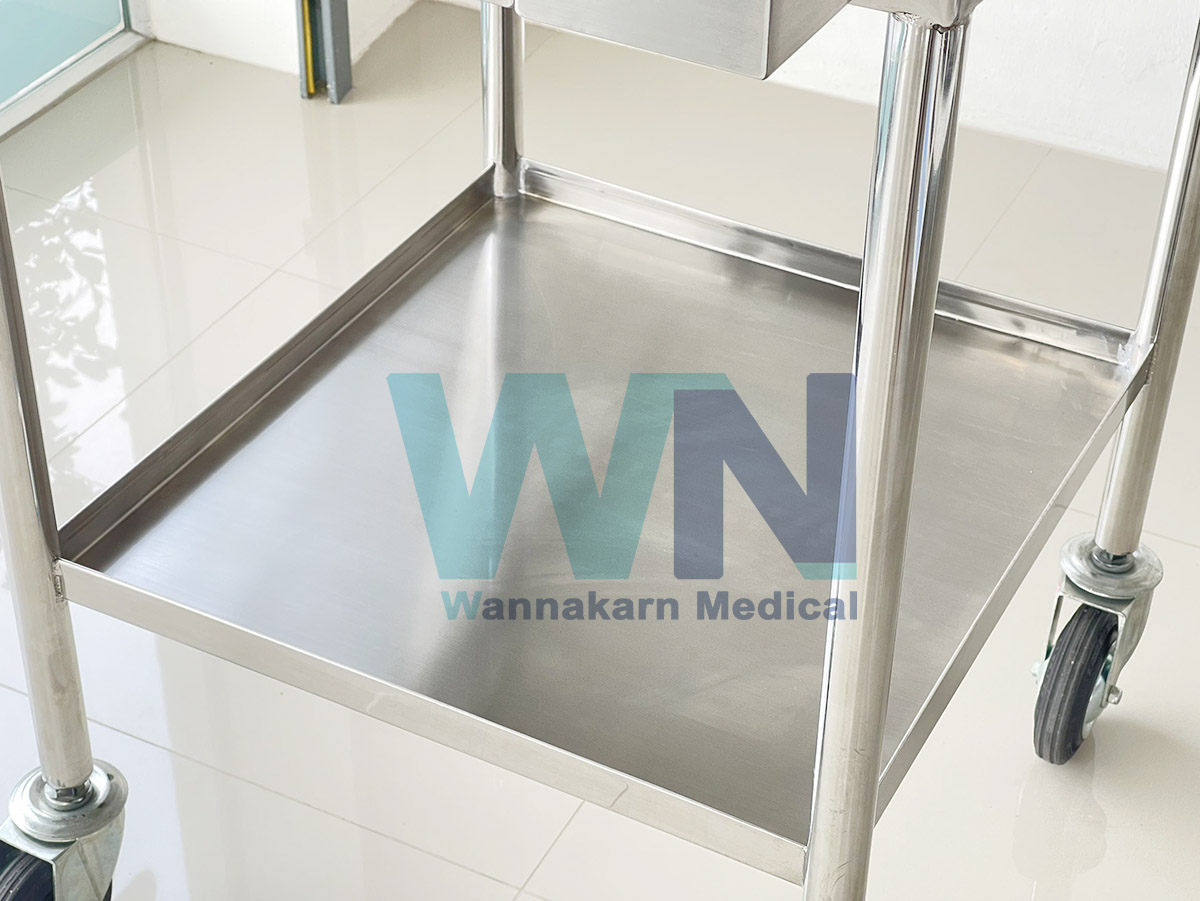 รถเข็นจ่ายยา 40 ลิ้นชัก Stainless