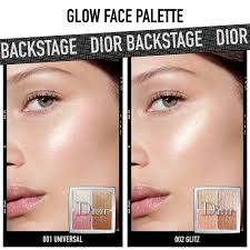 Dior Backstage Glow Face Palette Highlight & Blush #002 Glitz