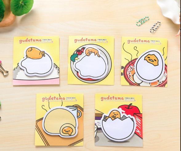 กระดาษโน๊ตกาวในตัว ไข่ขี้เกียจ ( 1ชิ้นมี 20 แผ่นโดยประมาณ ) ชิ้นละ 3 บาท ✔️พร้อมส่ง (🎲สุ่มลาย) Ohwowshop