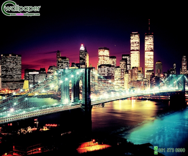 ภาพวิวสะพานบรูคลิน