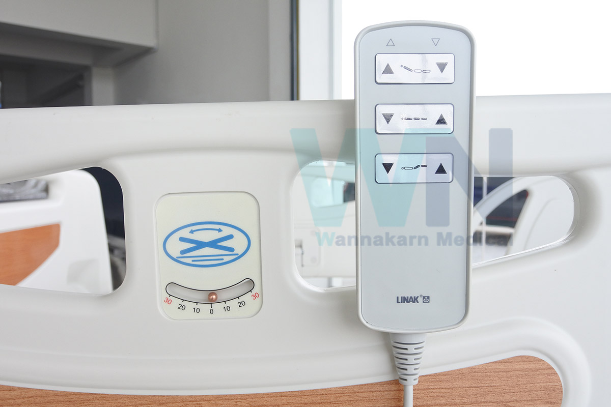 Medical Bed MK-D-01 เตียงไฟฟ้า-แมนนวล 3 ฟังก์ชั่น ราวปีกนก